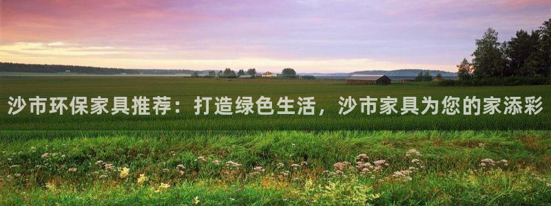 杏耀平台客户端：沙市环保家具推荐：打造绿色生活，沙市家具为您