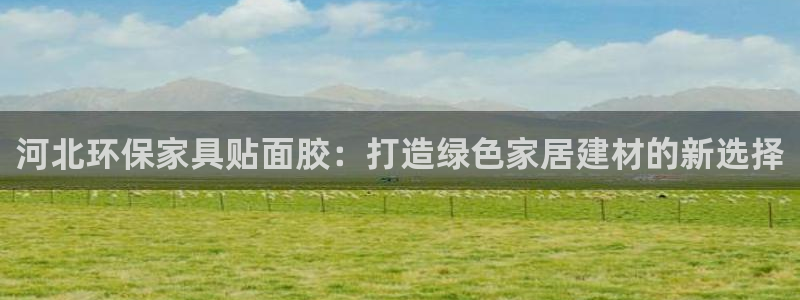 杏耀注册登录中心：河北环保家具贴面胶：打造绿色家居建材的新选