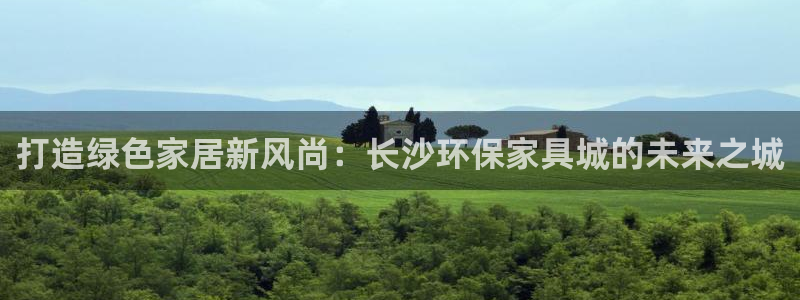 杏耀平台线路测速登录：打造绿色家居新风尚：长沙环保家具城的未